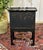 Small Painted Fir Wood Sideboard with Asian Decoration, 1950s For Sale - Image 16 of 16