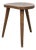 Handcrafted Tripod Stool, 1960s For Sale