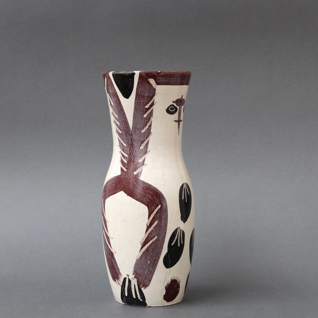 Ceramic Ceramic Owl Vase by Pablo Picasso for Madoura, 1952 For Sale - Image 7 of 18