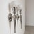 Mid 20th Century Art Deco Sconces Metal and Glass Wall Lights - Pair For Sale - Image 4 of 9