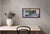 Shallow Focus by Judd Mercer | Oil On Panel Landscape with rocks and greenery in water. For Sale - Image 4 of 5