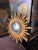 Hollywood Regency Antique Sunburst Mirror For Sale - Image 3 of 9