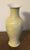 Chinese Art Deco Porcelain Yellow Vase For Sale - Image 10 of 11
