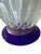 Livio Seguso, Seguso Murano Italian Art Glass Cobalt Gold Aventurine Footed Vase Sculpture For Sale - Image 14 of 18