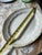 1970s White Ceramic Oval Platter With Wheat Details on Rim For Sale In Atlanta - Image 6 of 8