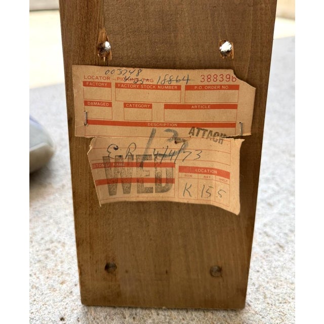 1970s Brutalist-Inspired King Size Headboard With Twin Metal Frames For Sale - Image 10 of 13