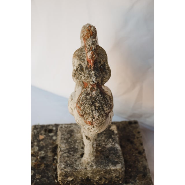 1940 Concrete Garden Rooster For Sale - Image 12 of 12