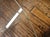 Metal Mid Century Coffee Table With Angled Brass and Lucite Base With Triangle Glass Top. For Sale - Image 7 of 10