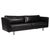 Black 3-Seater Sofa by Erik Jørgensen For Sale - Image 8 of 8
