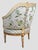 Antique French Painted Frame Chairs Striped Upholstery, Pair For Sale - Image 10 of 15