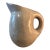 Glazed Gray Stoneware Pitcher For Sale