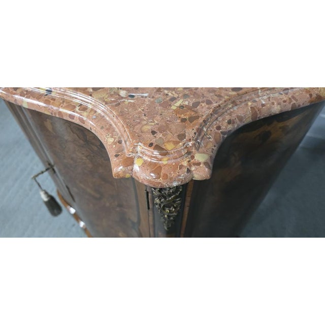 French Louis XV Marquetry Cabinet, 1880 For Sale - Image 16 of 17