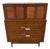 Mid-Century Modern American of Martinsville Accord Walnut High Chest For Sale
