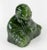 Late 20th Century Chinese Carved Dark Green Spinache Nephrite Jade Laughing Buddha For Sale - Image 4 of 9