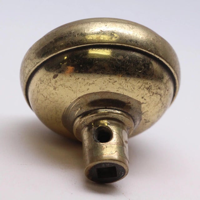 French Renaissance Bronze Reading Swirl Entry Door Knob For Sale - Image 4 of 4