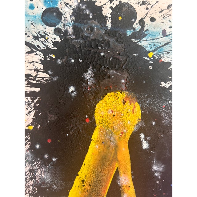 1970s Hendrik Grise Signed Original Abstract Expressionist Vintage 1970s Painting For Sale - Image 5 of 5