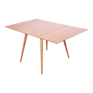 Paul McCobb Planner Group Solid Maple Drop Leaf Dining Table, Newly Refinished