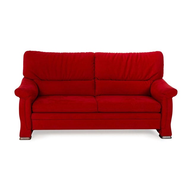 Model 2253 2-Seater Sofa in Red Fabric from Himolla For Sale - Image 14 of 14
