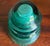 Antique Hemingray 42 Vintage Aqua Blue Glass Telephone Telegraph Insulator For Sale In Kansas City - Image 6 of 6