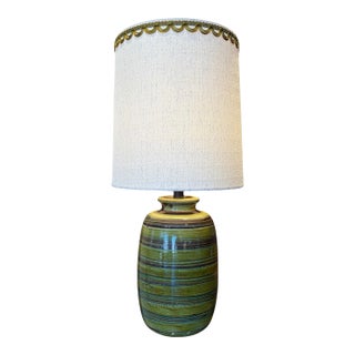 1960s Mid-Century Modern Ceramic Lamp For Sale