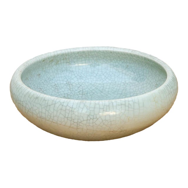 Vintage Ice-Crack Celadon Bowl For Sale