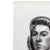 Large Vintage Charcoal Portrait Drawing of a Woman With Rolled Curl For Sale - Image 4 of 8