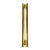 1950s Minimalist Brass Bathroom Wall Light Bath Sconce Damp Rated For Sale
