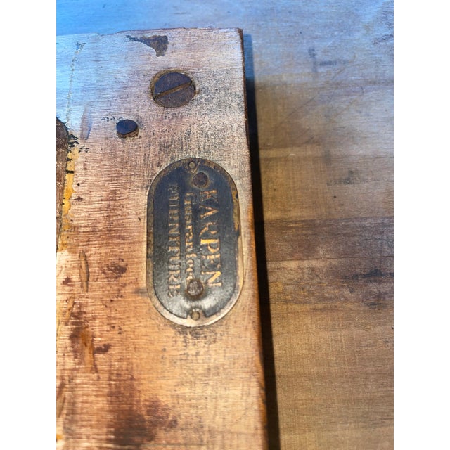 American 1940s Vintage Karpen Furniture Rectangular Side Table For Sale - Image 3 of 7