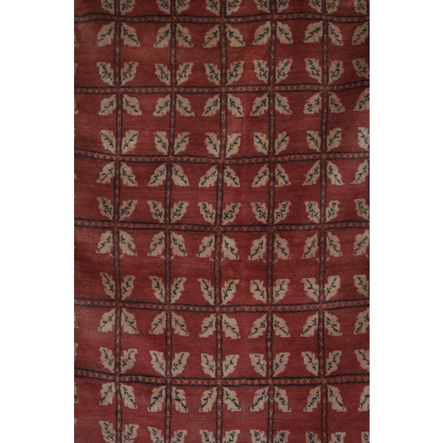 Vintage Red Turkish Karapinar Rug 4'8'' X 6'10'' For Sale In Philadelphia - Image 6 of 13