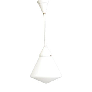 Conical Phillips Opaline Light, 1920s For Sale