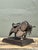 Vintage 1971 Brutalist Torch Cut Steel Bull For Sale - Image 11 of 12