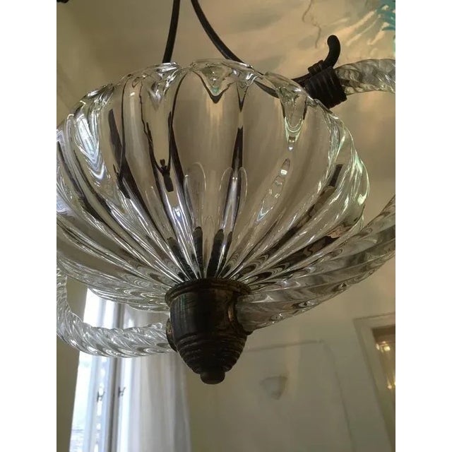 Art Deco Chandelier by Ercole Barovier, 1940s For Sale - Image 10 of 11