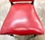 Red Antique Set of 4 Red Leather Gaming Chairs For Sale - Image 8 of 10