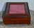 Wood Vintage Mahogany Musical Jewelry Box /Velvet Interior For Sale - Image 7 of 12