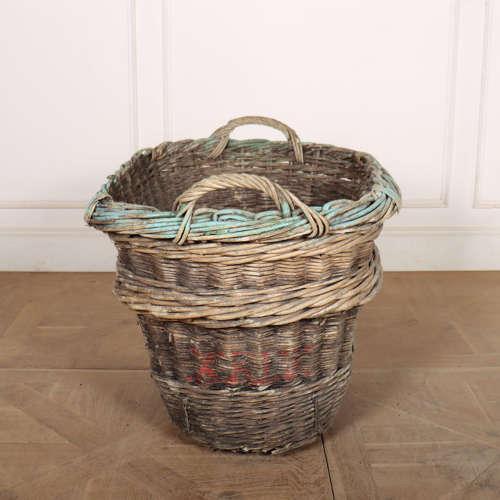 1920s French Champagne Grape Basket, 1920s For Sale - Image 5 of 6
