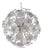 21st Century White Lotus Sputnik Chandelier by Fabio LTD For Sale