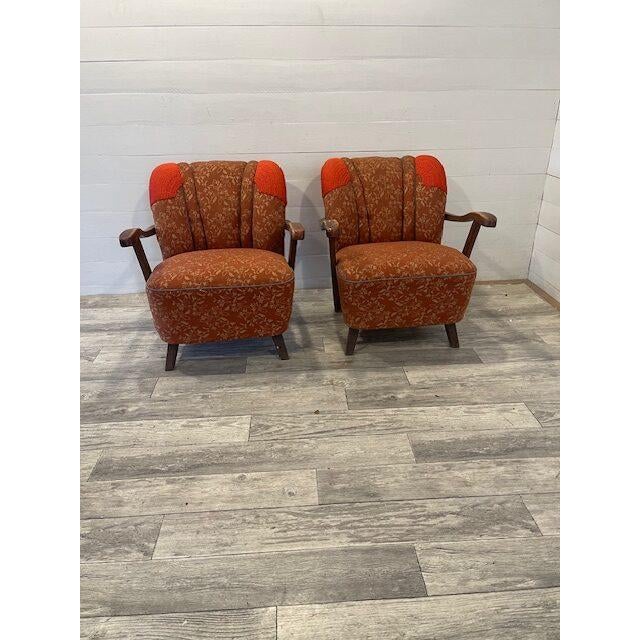 Art Deco Relax Chairs by Halabala for Pravenec, 1920s, Set of 2 For Sale - Image 6 of 6