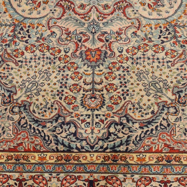 Kashmir Rug in Wool For Sale - Image 6 of 10