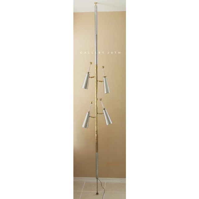 1959 Mid-Century Modern Stiffel Futura Tension Pole Lamp For Sale - Image 14 of 15
