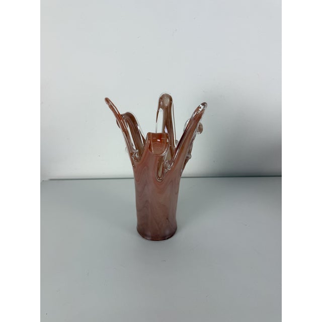Red Brick Red Murano Glass Vase, 1960s For Sale - Image 8 of 12