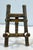 Vintage Italian Gold Metal Faux Bamboo Petite Easel For Sale - Image 9 of 11