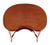 Wood Sheraton Revival Kidney Bean Form Side Table, 1890s For Sale - Image 7 of 8