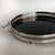 Dorothy Draper 1960s Hollywood Regency Silver Plated Round Gallery Tray With Handles For Sale - Image 4 of 12