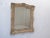 18th Century French Regence Mirror with original backer and mirror, weathered finish, 28"H x 24"W.