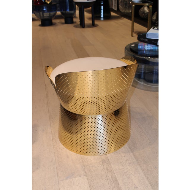 Juliette Chair White Cushion For Sale In New York - Image 6 of 12