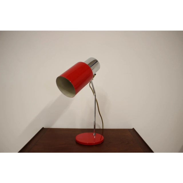 Metal Mid-Century Table Lamp from Napako, 1960s For Sale - Image 7 of 10
