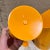 For your consideration, a set of four wine champagne flute glasses and ice bucket. French Veuve Clicquot Orange Champagne...