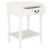 Wood Whitney 1 Drawer Accent Table in White For Sale - Image 7 of 9