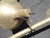 Vintage Mid Century Black Gold Tension Pole Lamp Light For Sale - Image 10 of 17