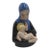 Vintage Lenci Ceramic Figurine - Seated Girl Attributed to Helen König Scavini - Italy, 8" For Sale